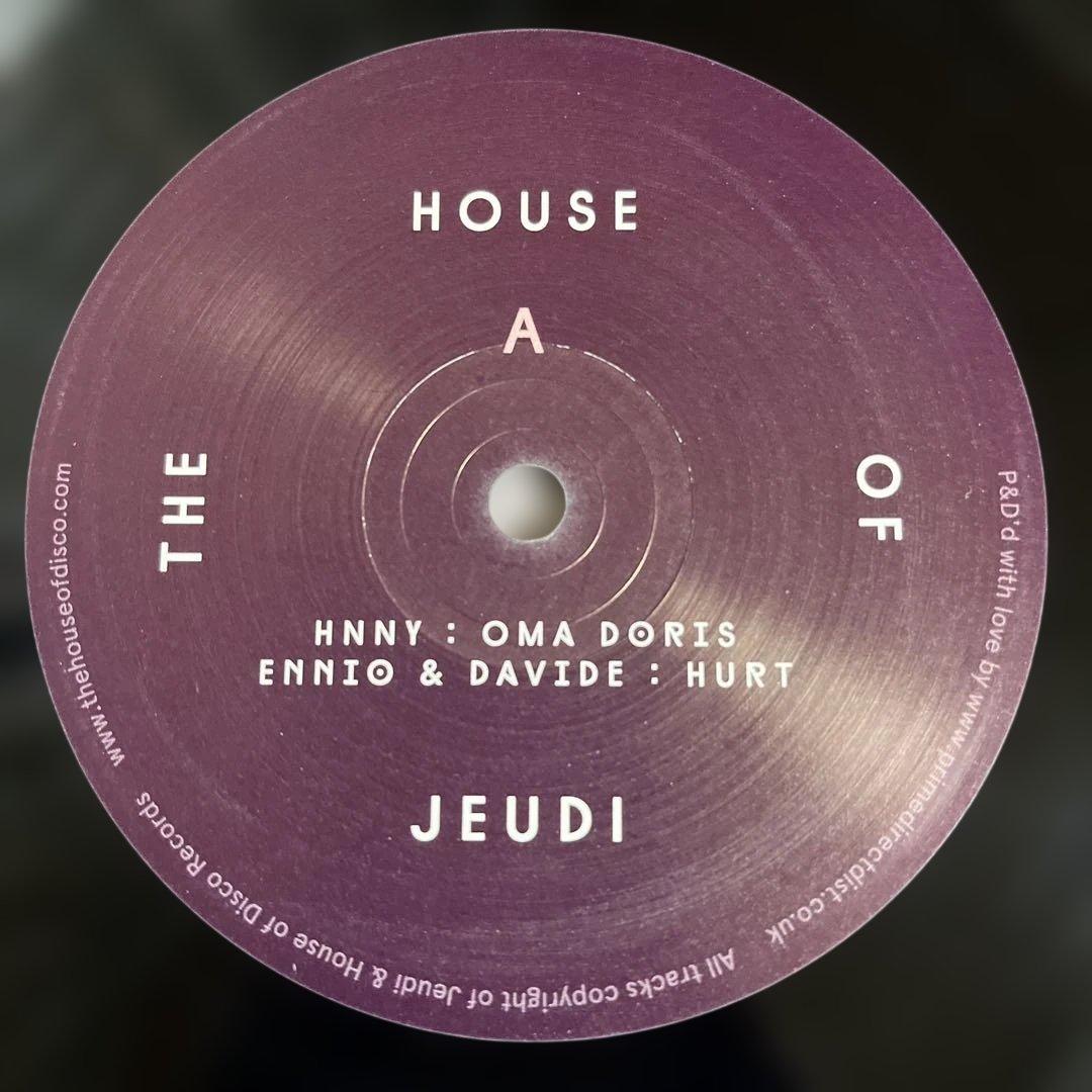 洋楽 THE HOUSE OF JEUDI / HNNY - Oma Doris