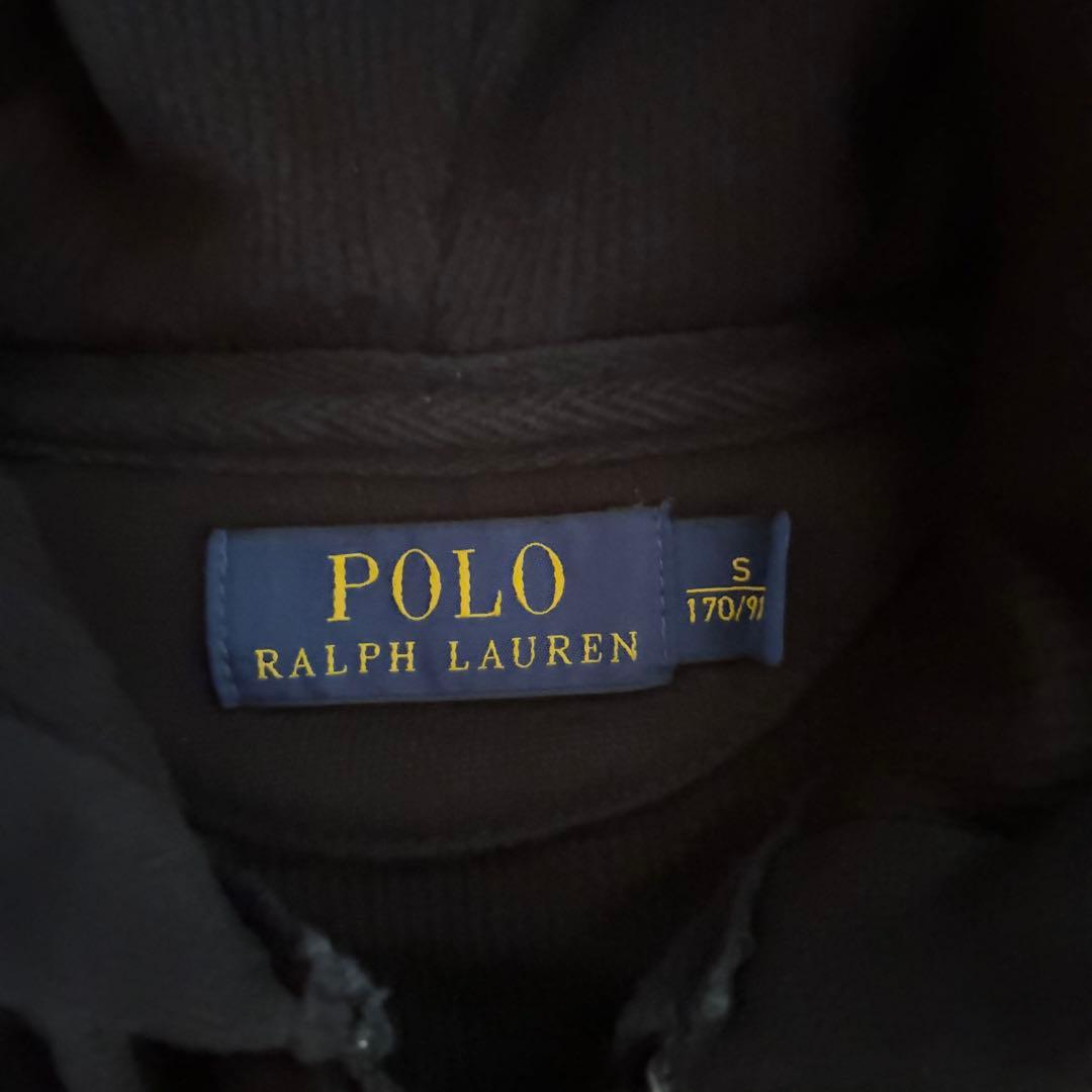 Polo Ralph Lauren ベスト　ブラック　S フード付き