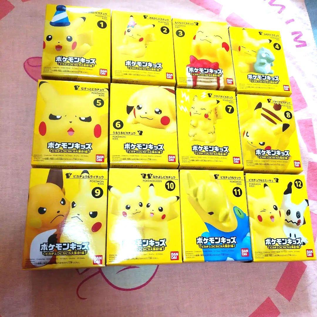 ポケモンキッズ　ピカチュウピカピカ大集合 12体セット
