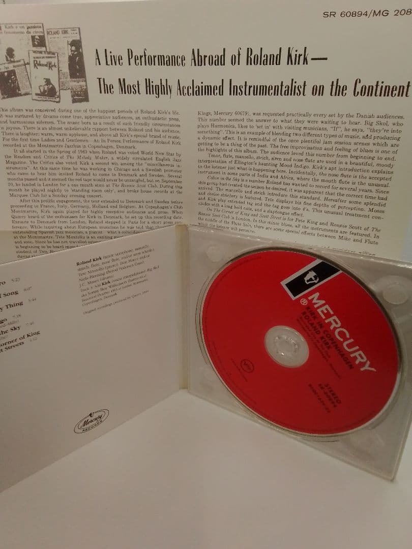 Roland Kirk Live in 　CD