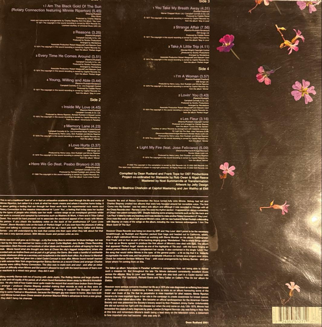 洋楽 Minnie Riperton Les Fleurs:The Anthology