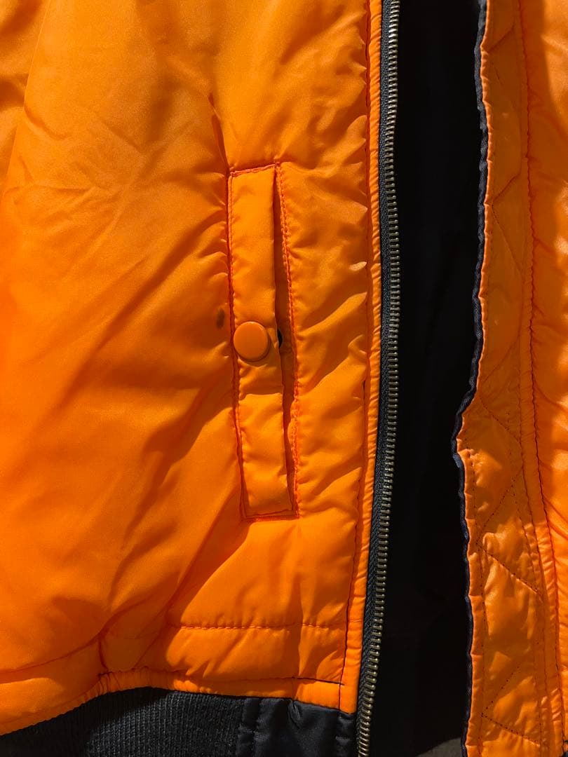 実寸S Alpha Industries × NASA MA-1 Bomber