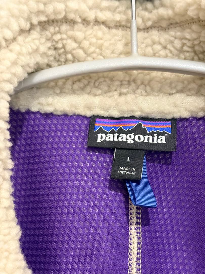 ヨ*パ様 美品 patagonia L ペリカン パープル レトロX