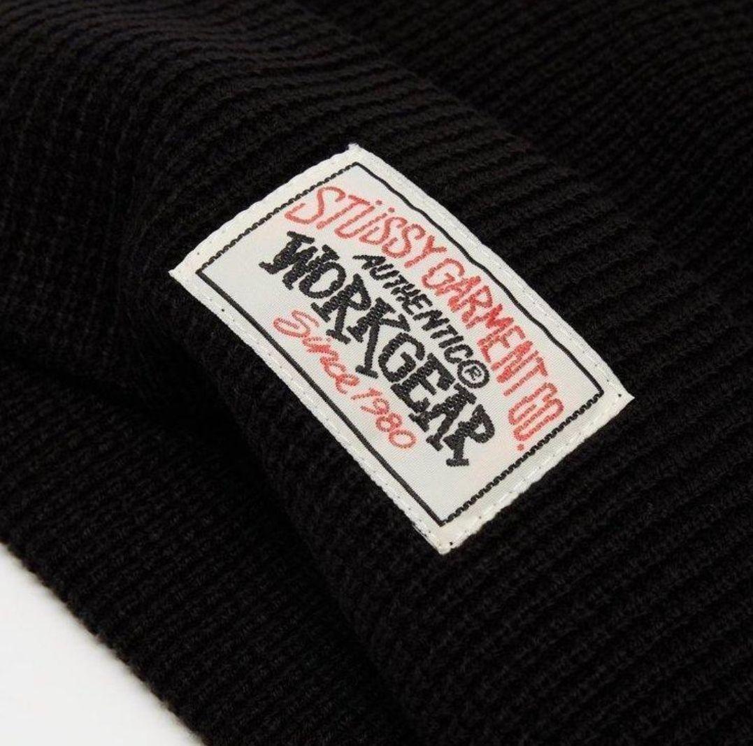 日本未入荷 STUSSY ビーニー ニット帽 帽子 Workgear