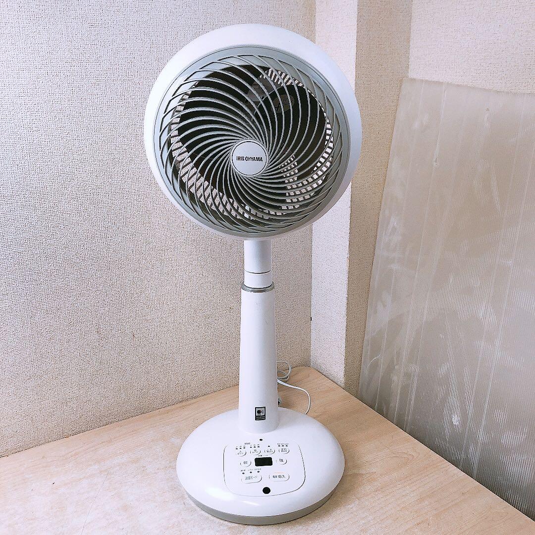①通電OK 24年製 アイリスオーヤマ サーキュレーター扇風機 中古品