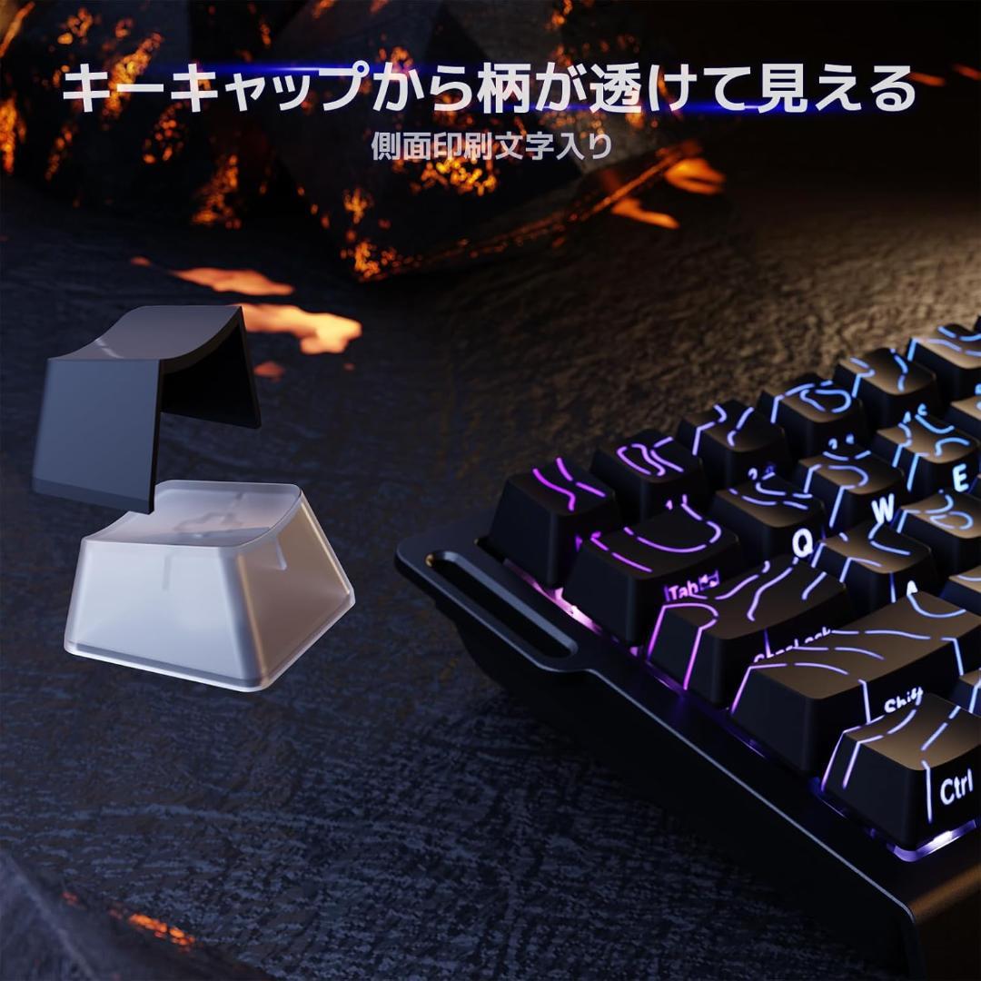 【新品】ATTACK SHARK X68HE RGB ラピッドトリガー