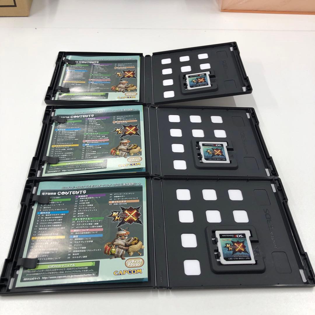 NO.1395　任天堂３DS　モンスターハンタークロス　同ソフト１３本まとめ売り