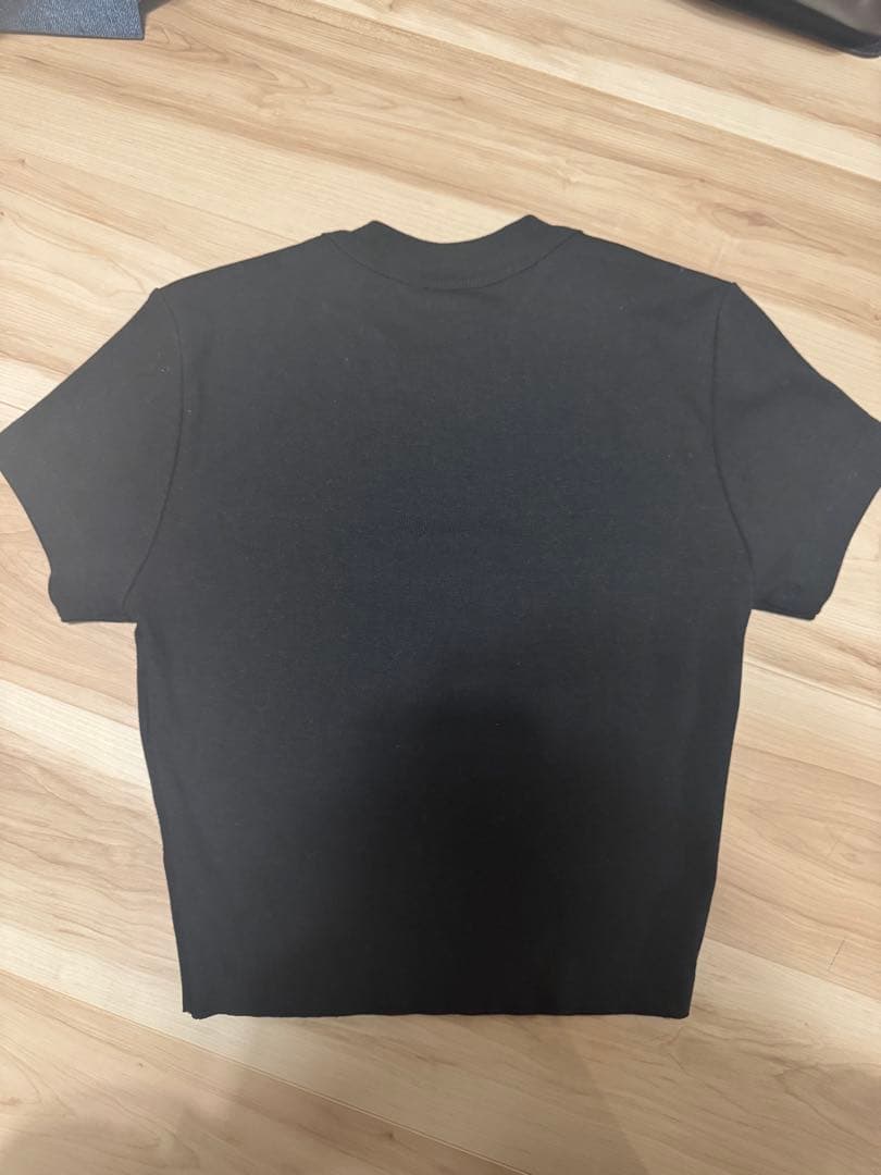 Kith ブラック クロップドTシャツ