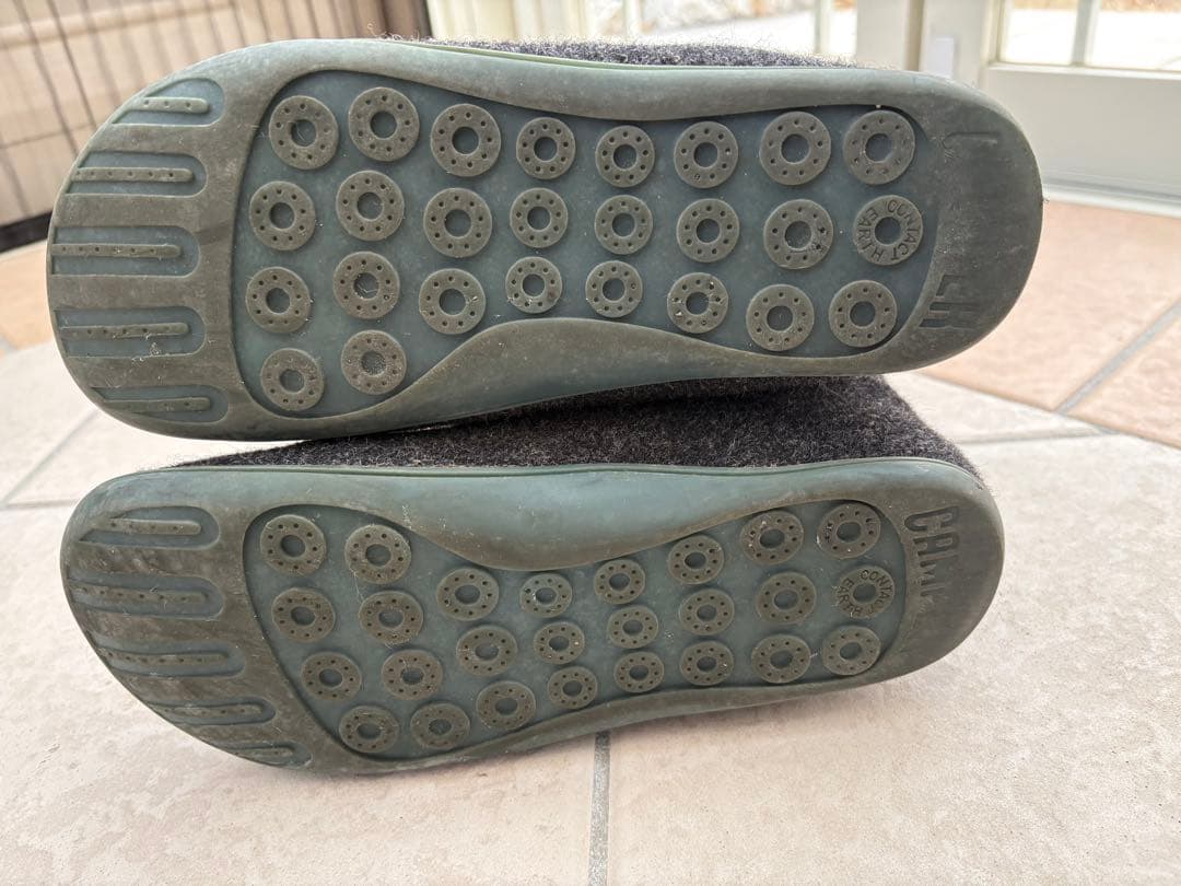 もも　CAMPER GORE-TEX グレー ブーツ