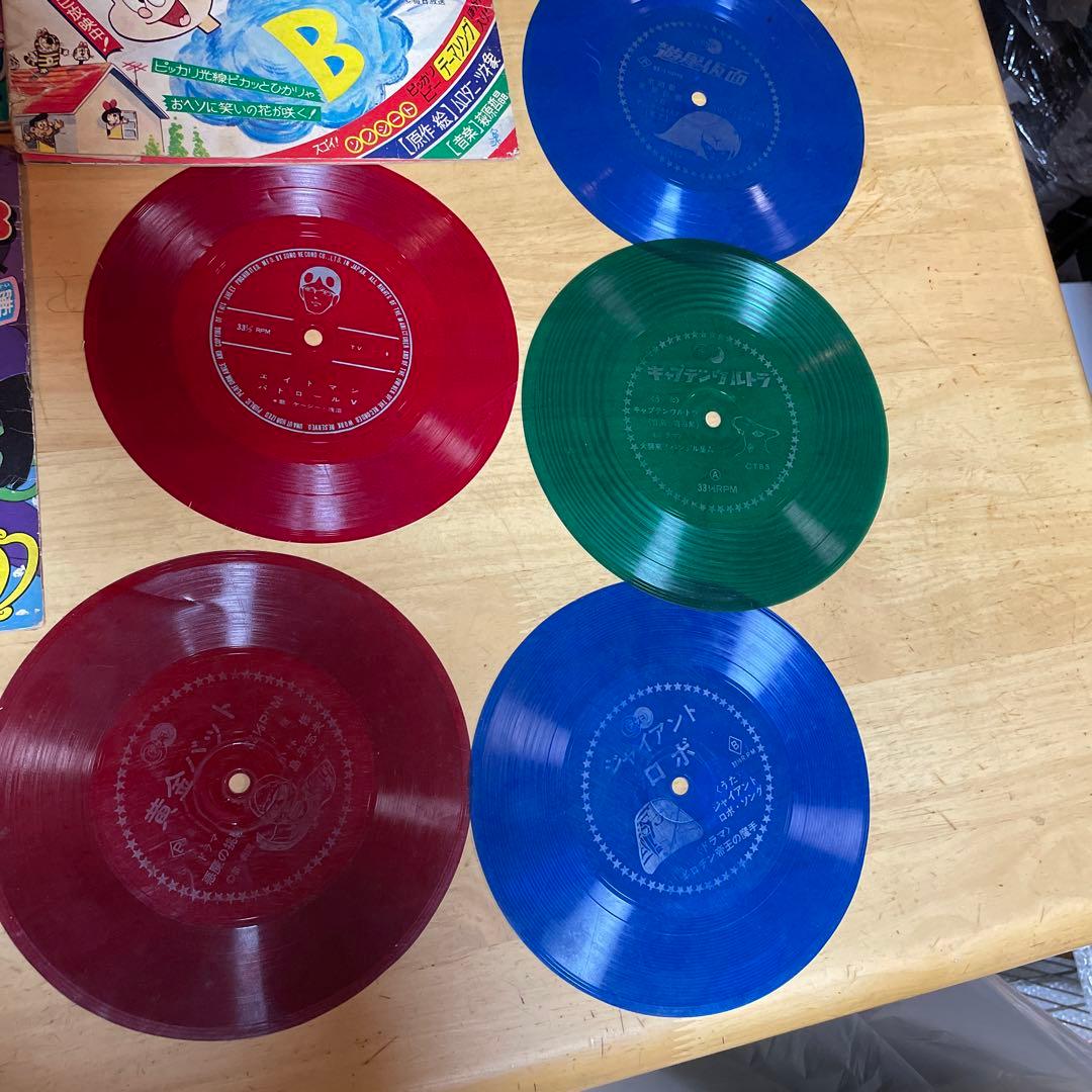 昭和レトロなアニメレコード
