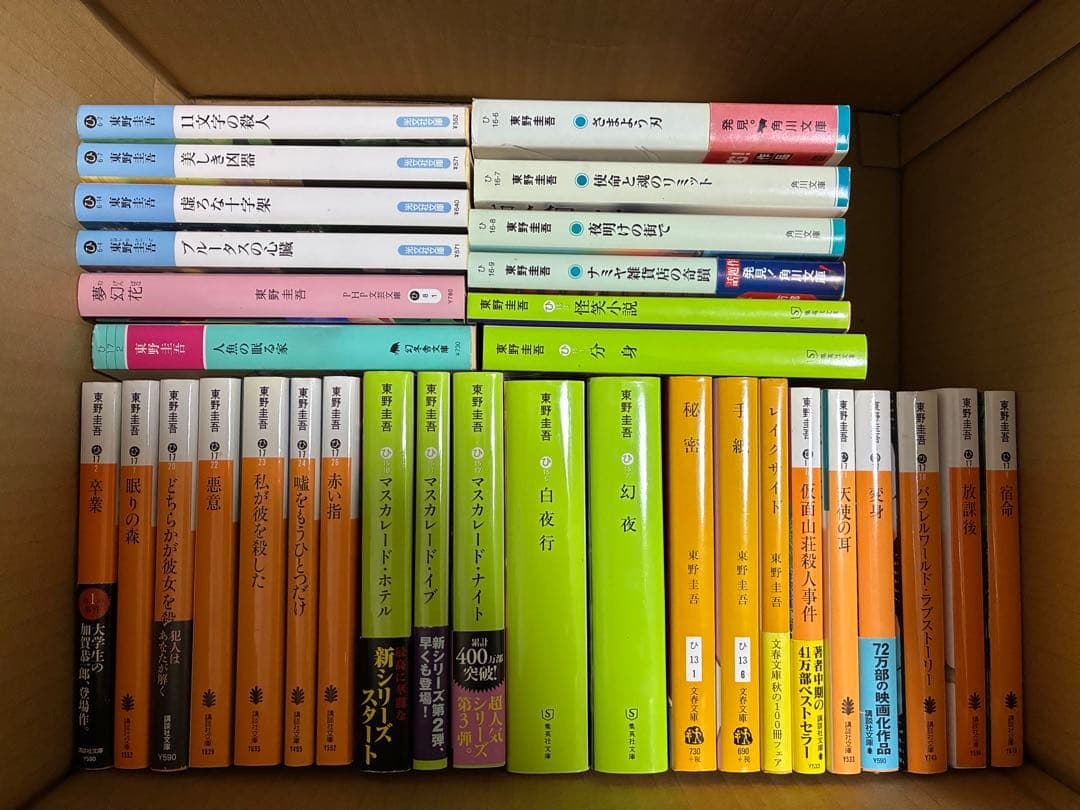 東野圭吾 48冊
