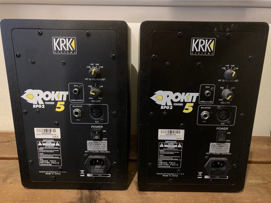 KRK ROKIT 5 スタジオモニタースピーカー　ジャンク