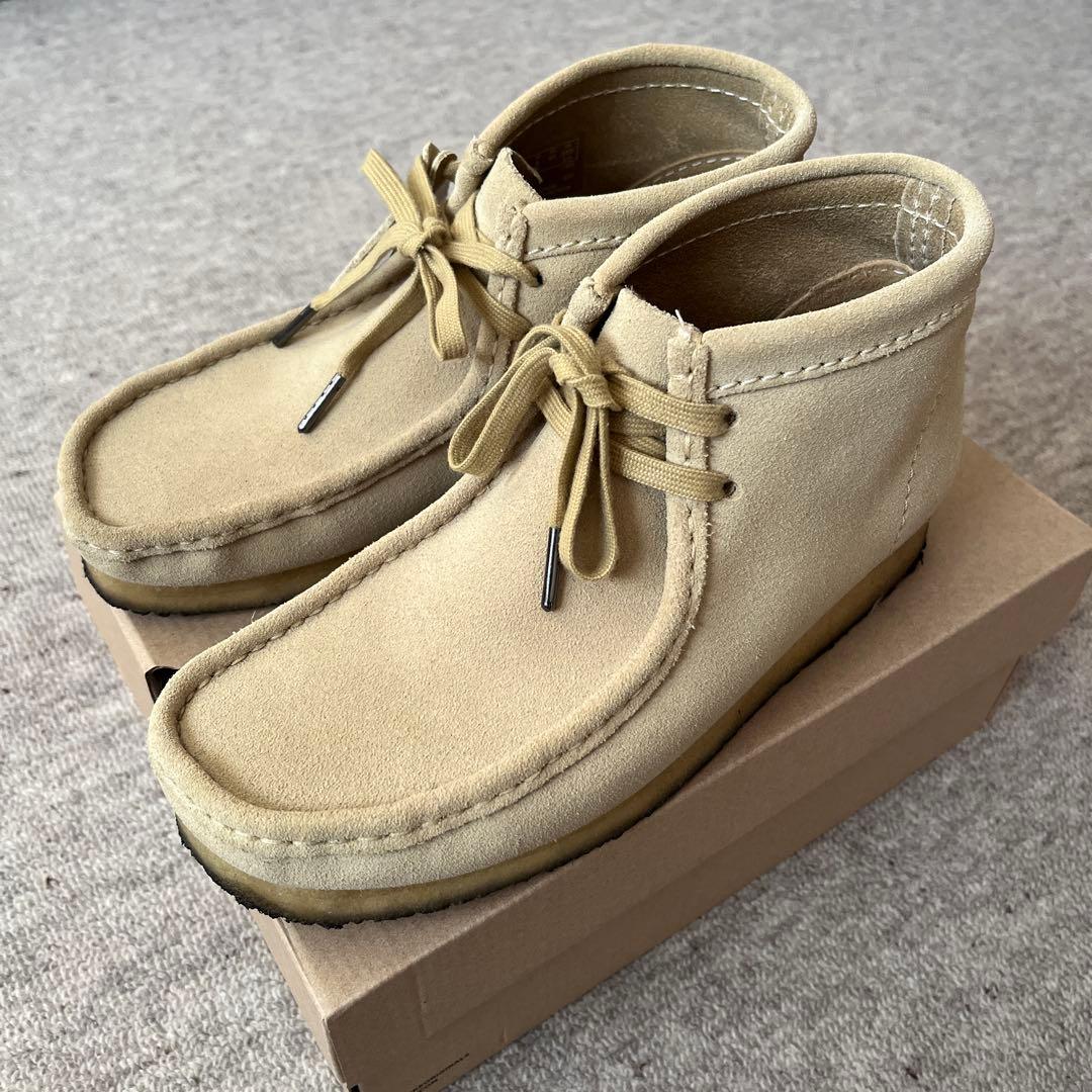 Clarks Wallabee UK7(25.5cm) メイプル