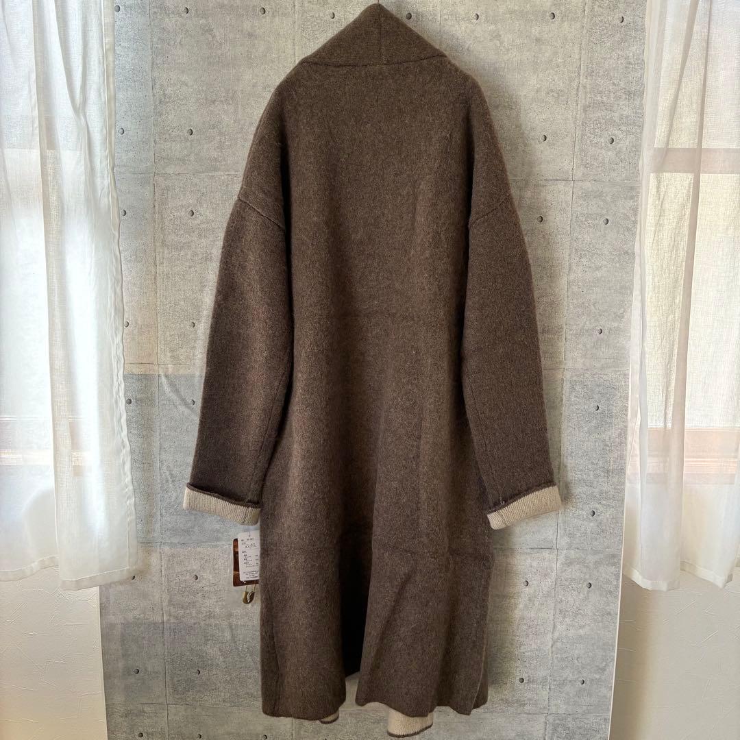 ソアージュ　ロングカーディガン ベビーアルパカ100% 新品　タグ付き　高級