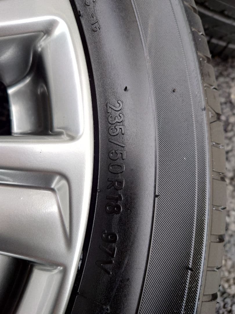 【新車外し送料込】30アルファード・ヴェルファイア18インチ純正ホイールタイヤ付