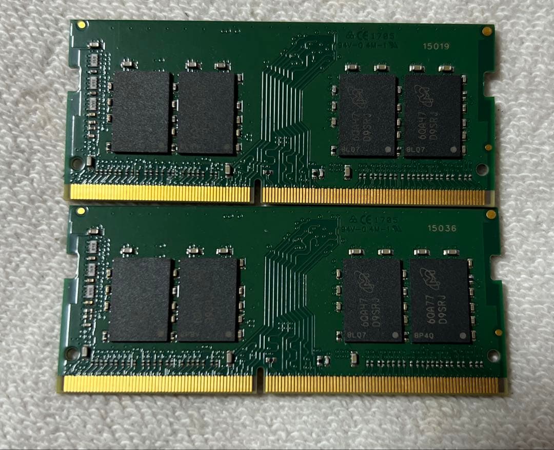 Kingston KVR21S15S8/8 DDR4 8GB ノートPC用メモリ