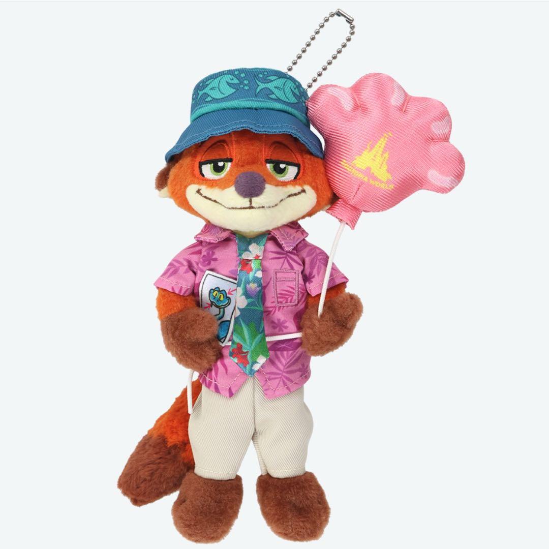 ニック ジュディ ぬいバ ズートピア ZOOTOPIA キーホルダー 2点セット