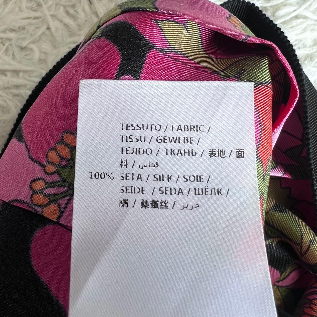 【極美品】GUCCI シルク100% プリーツスカートサイズ38 タグ付き