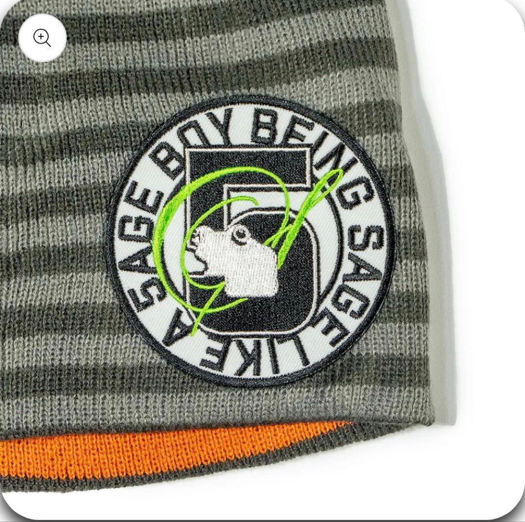 フ*ク様 sage 5ageboy patch border beanie