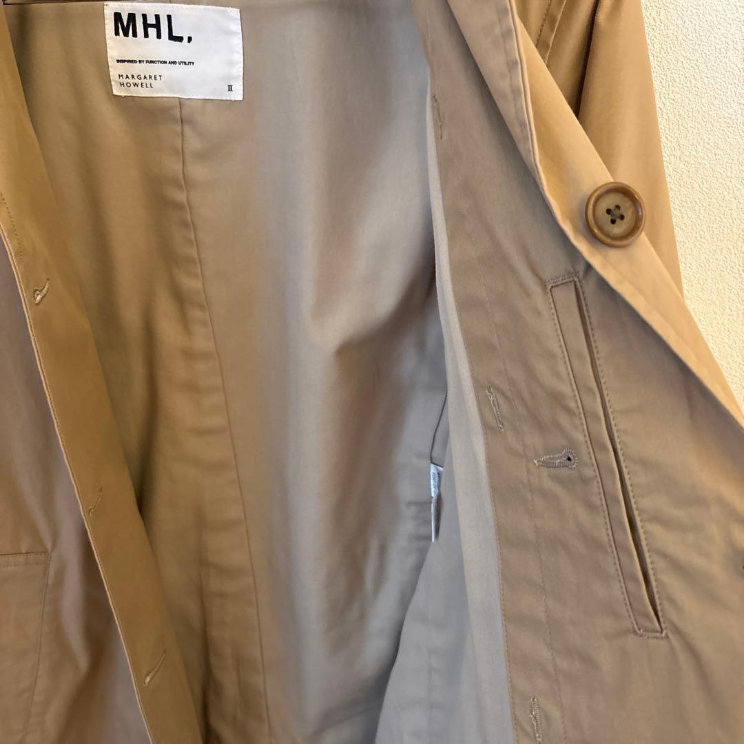 MHL. ダウンライナー付き ステンカラーコート ベージュ Ⅱ