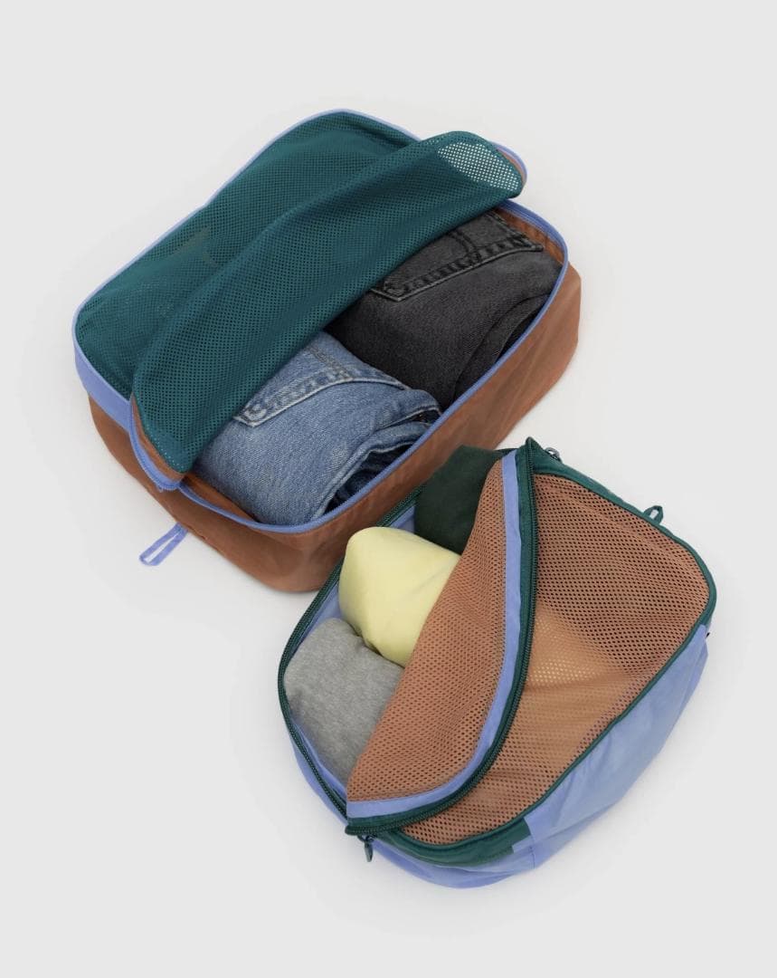 \"BAGGU\" メッシュキャニオン パッキング キューブ セット　新品