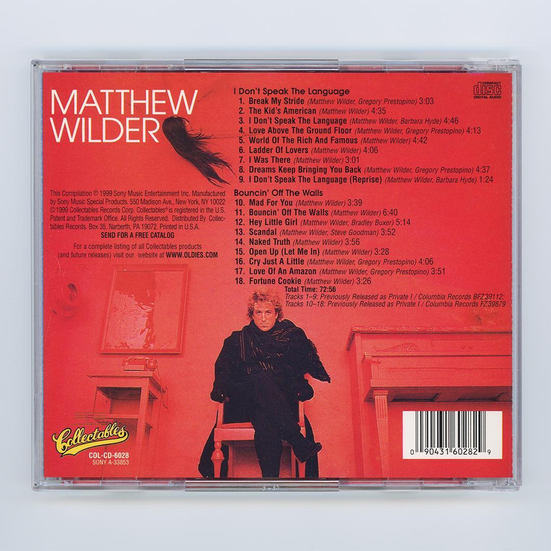 MATTHEW WILDER － I DON'T SPEAK THE LANG…