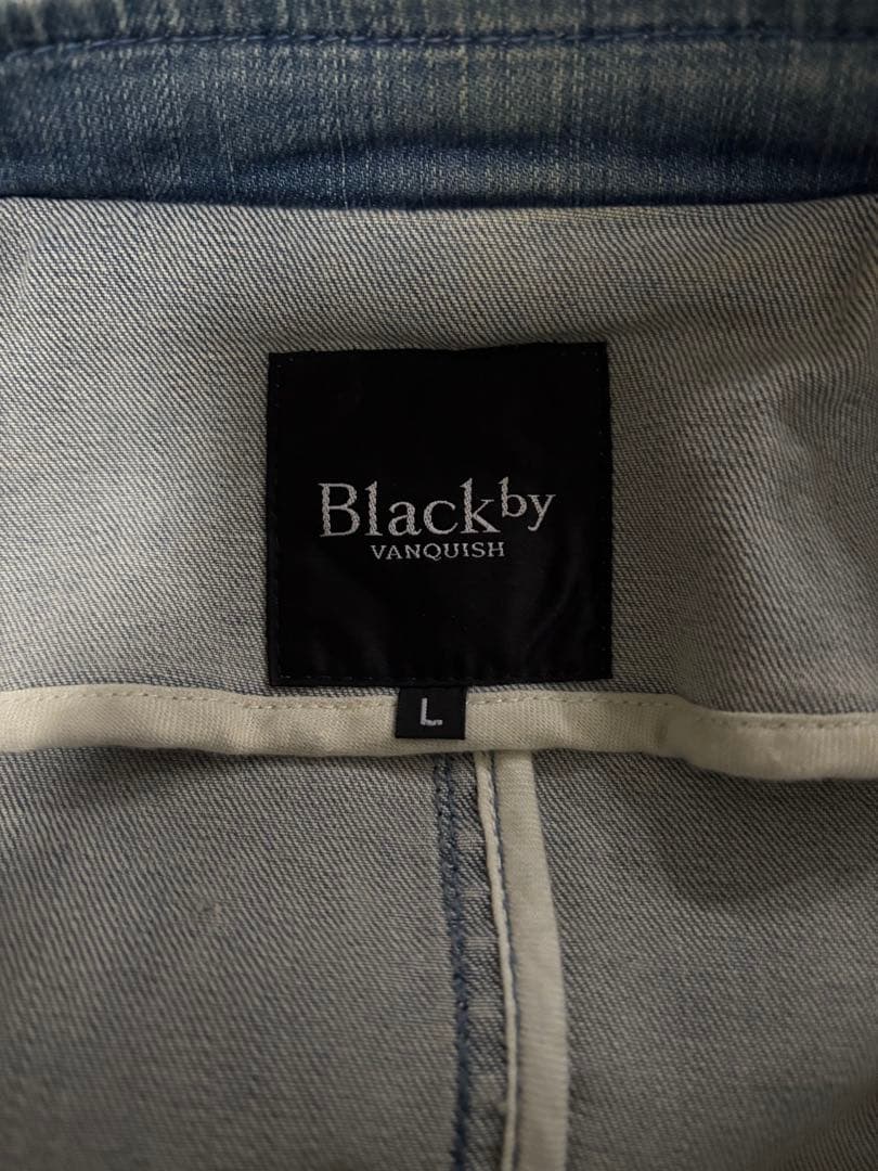 BLACK by VANQUISHブラックバイヴァンキッシュ デニムモッズコート