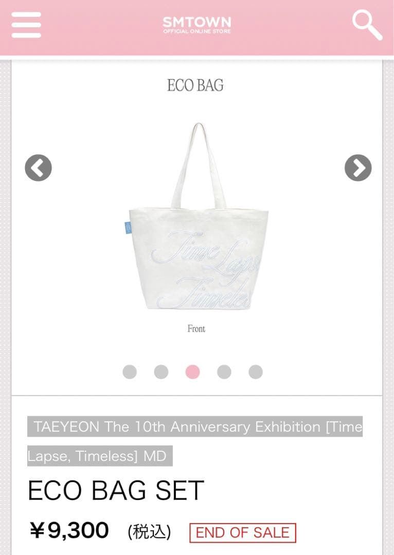 少女時代 テヨン TAEYEON 10周年記念 グッズ MD バッグ トレカ