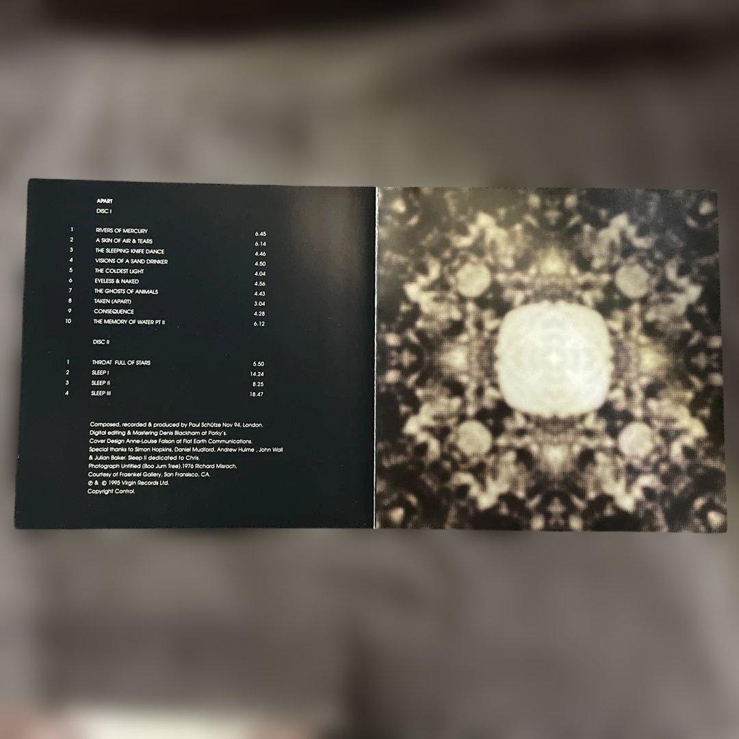 Paul Schütze / Apart 2CD 1995年作アンビエント名盤