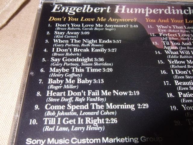 ENGELBERT HUMPERDINCK,新品,AOR,ジェフ・ポーカロ
