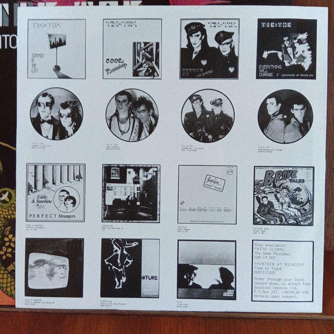 英LP　TIK＆TOK / intolerance 　SURLP008　W