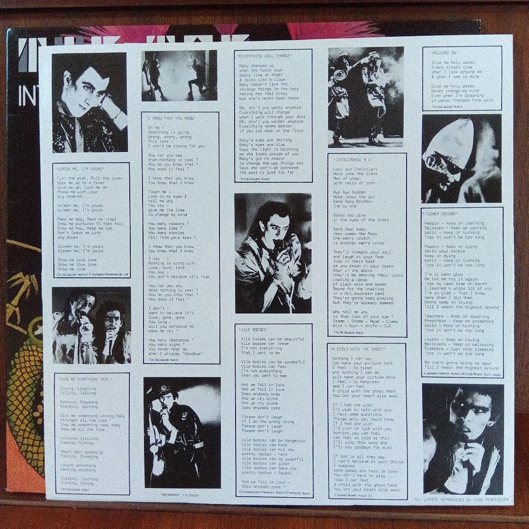 英LP　TIK＆TOK / intolerance 　SURLP008　W