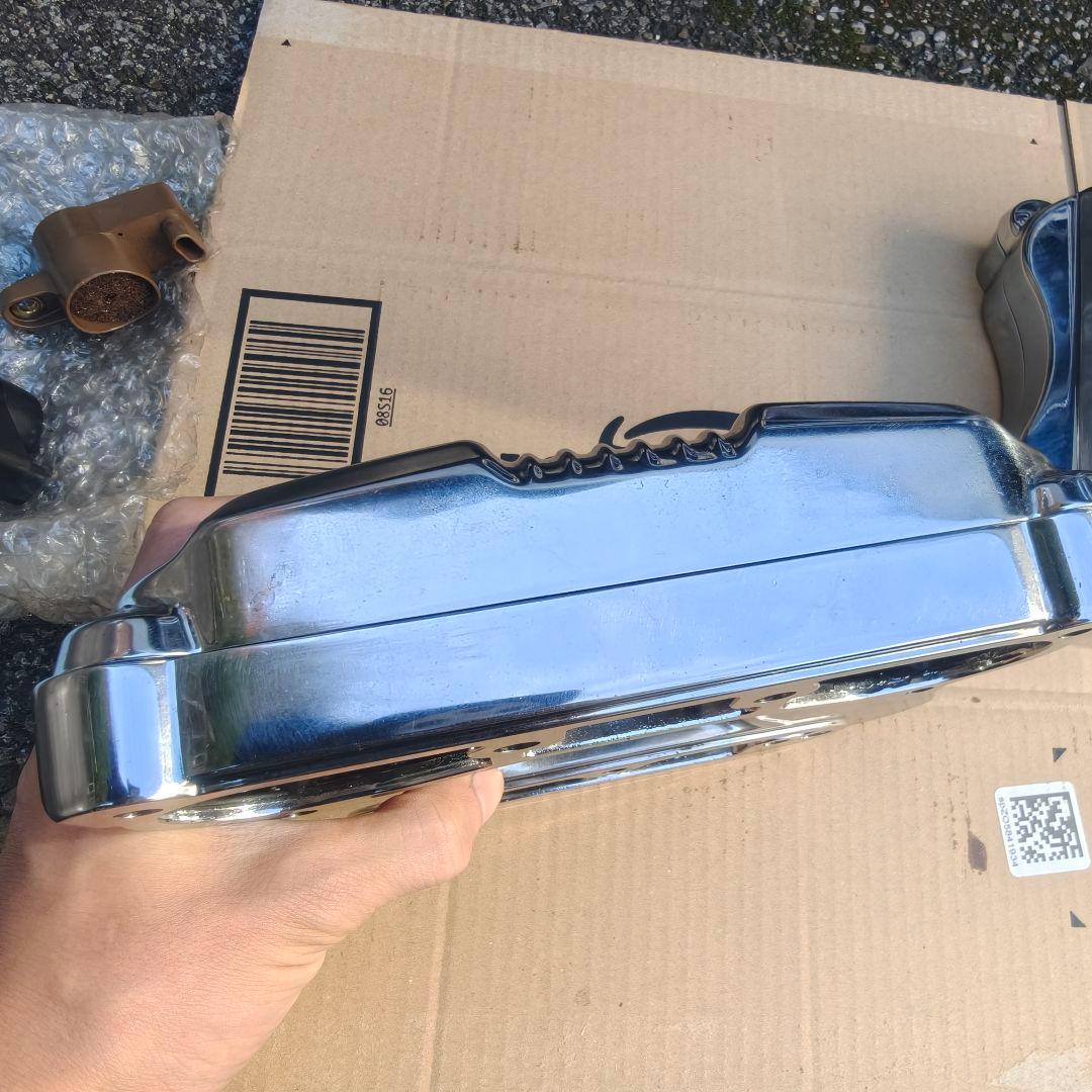 スポーツスター 純正メッキロッカーカバー xl883 xl1200