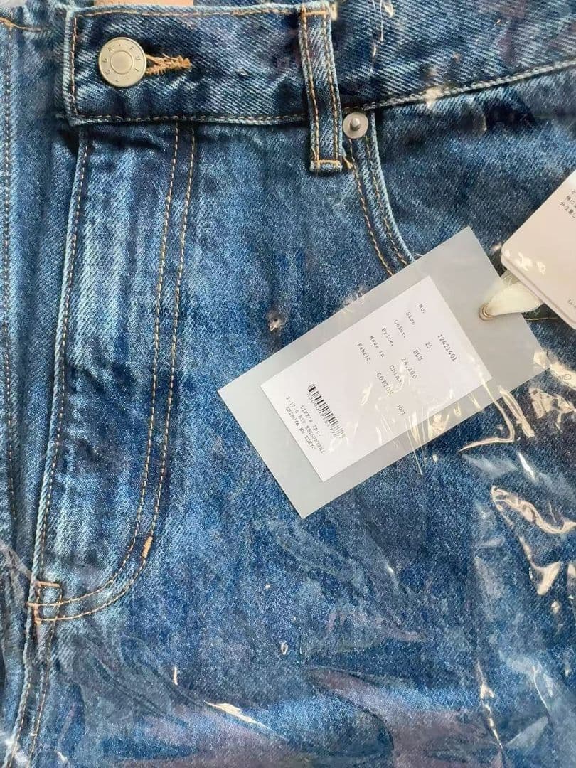 未使用品todayful Cary's Denimブルー23