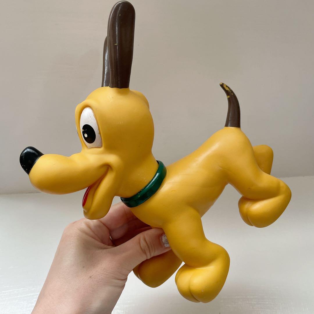 ディズニー　プルート　ビンテージ　ソフビ　アメトイ