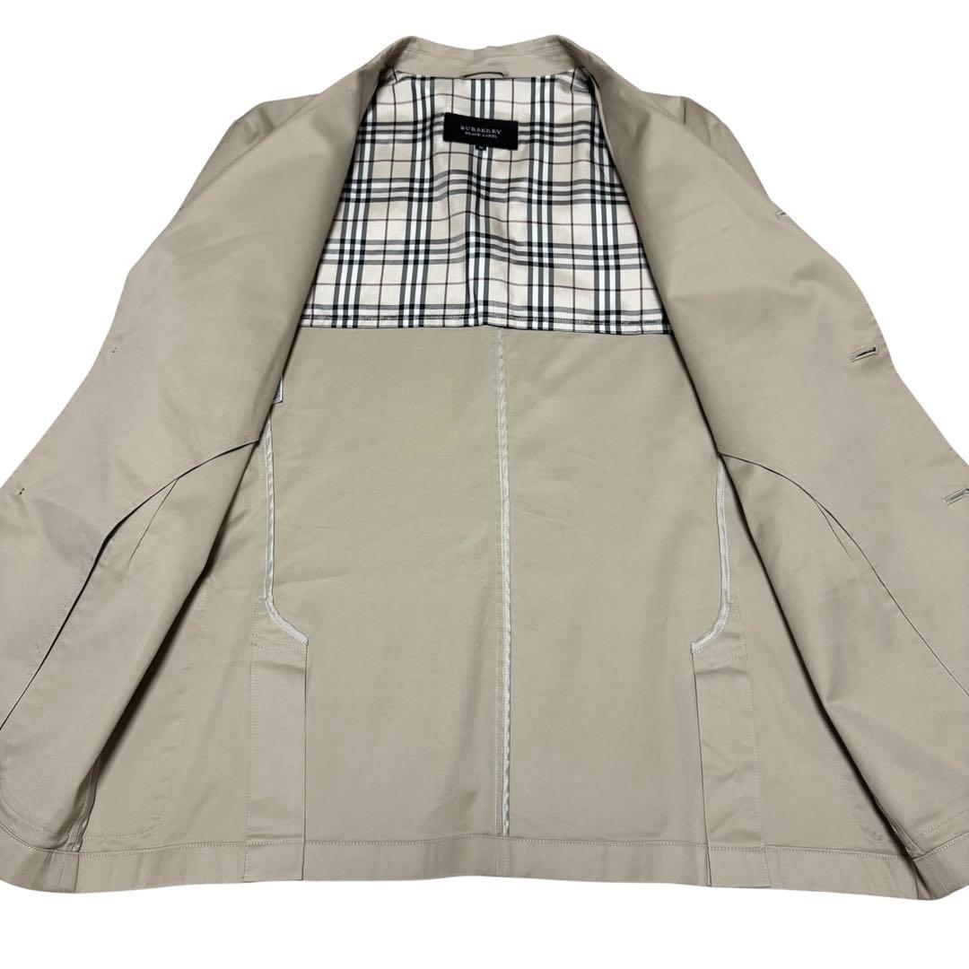 美品 BURBERRY バーバリー テーラードジャケット ノバチェック ベージュ