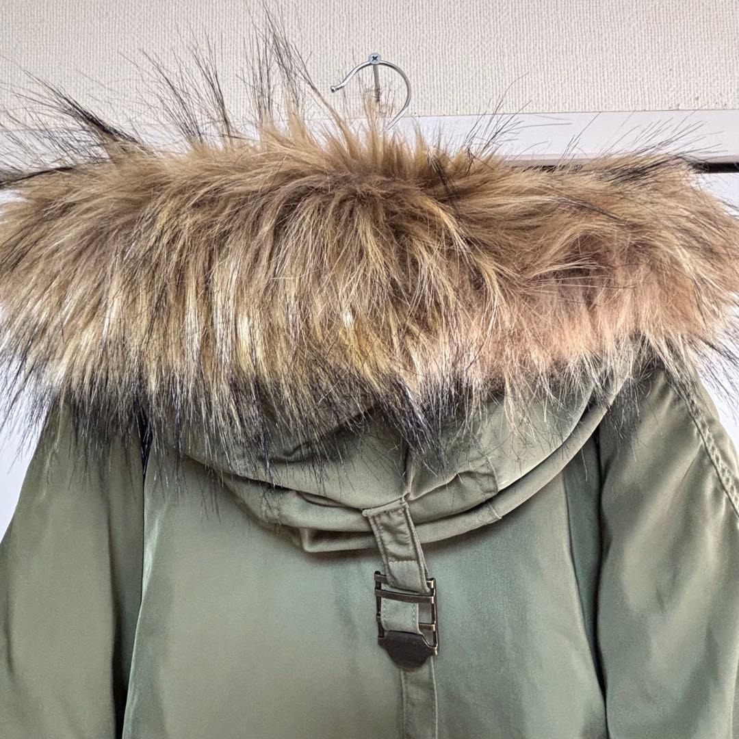 AZULby moussy N3B モッズコート L カーキファー Y2K 美品