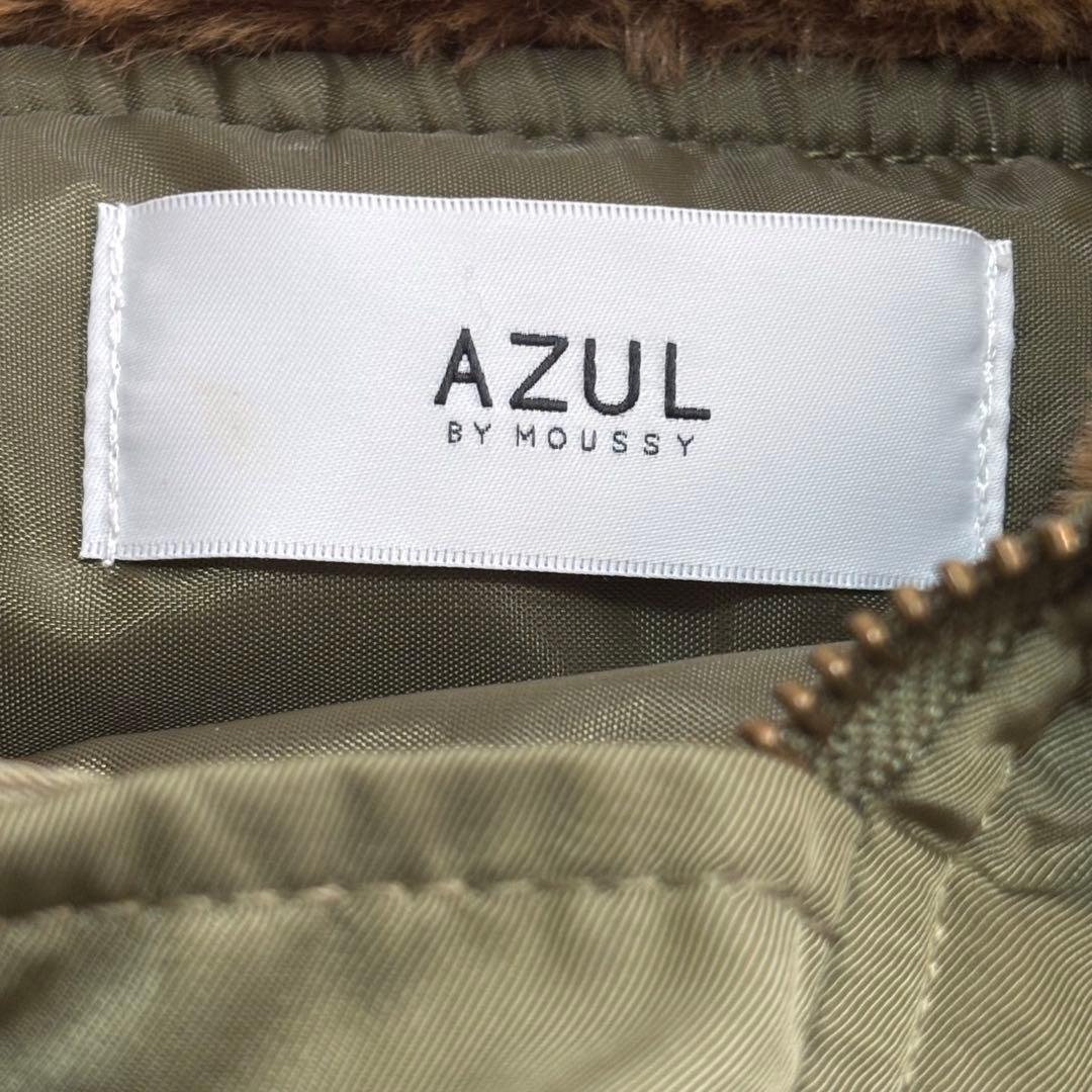 AZULby moussy N3B モッズコート L カーキファー Y2K 美品