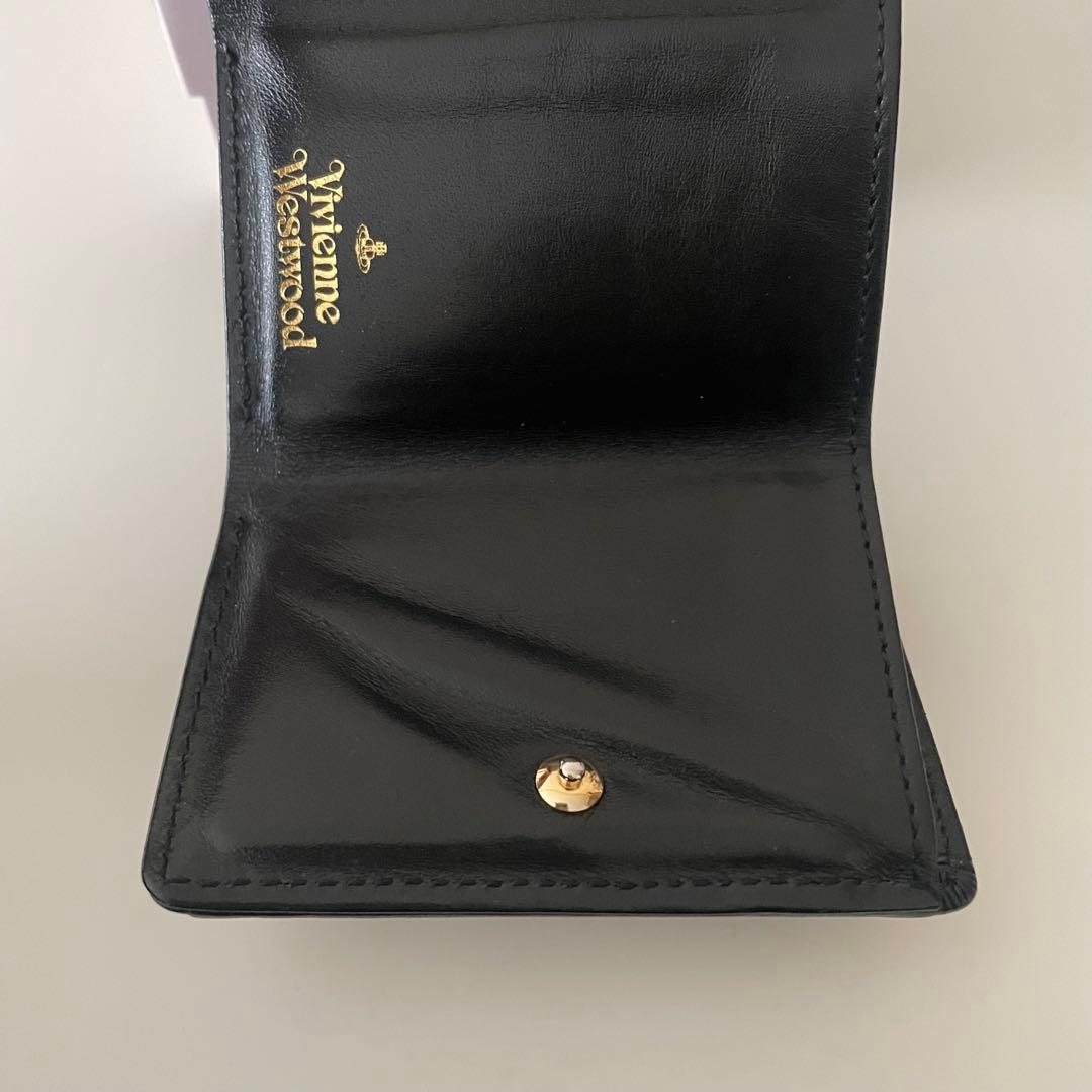 Vivienne Westwood 黒 三つ折り財布