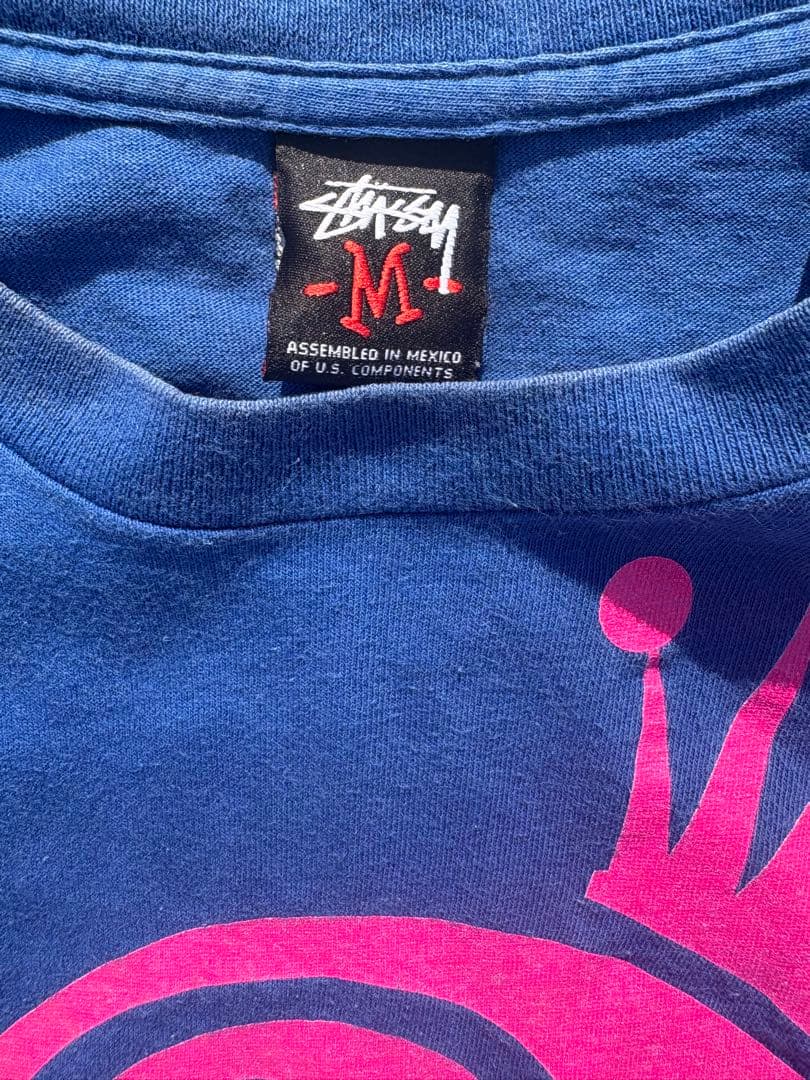 00s stussy ロゴ tシャツ 短丈 y2k 平成 archive