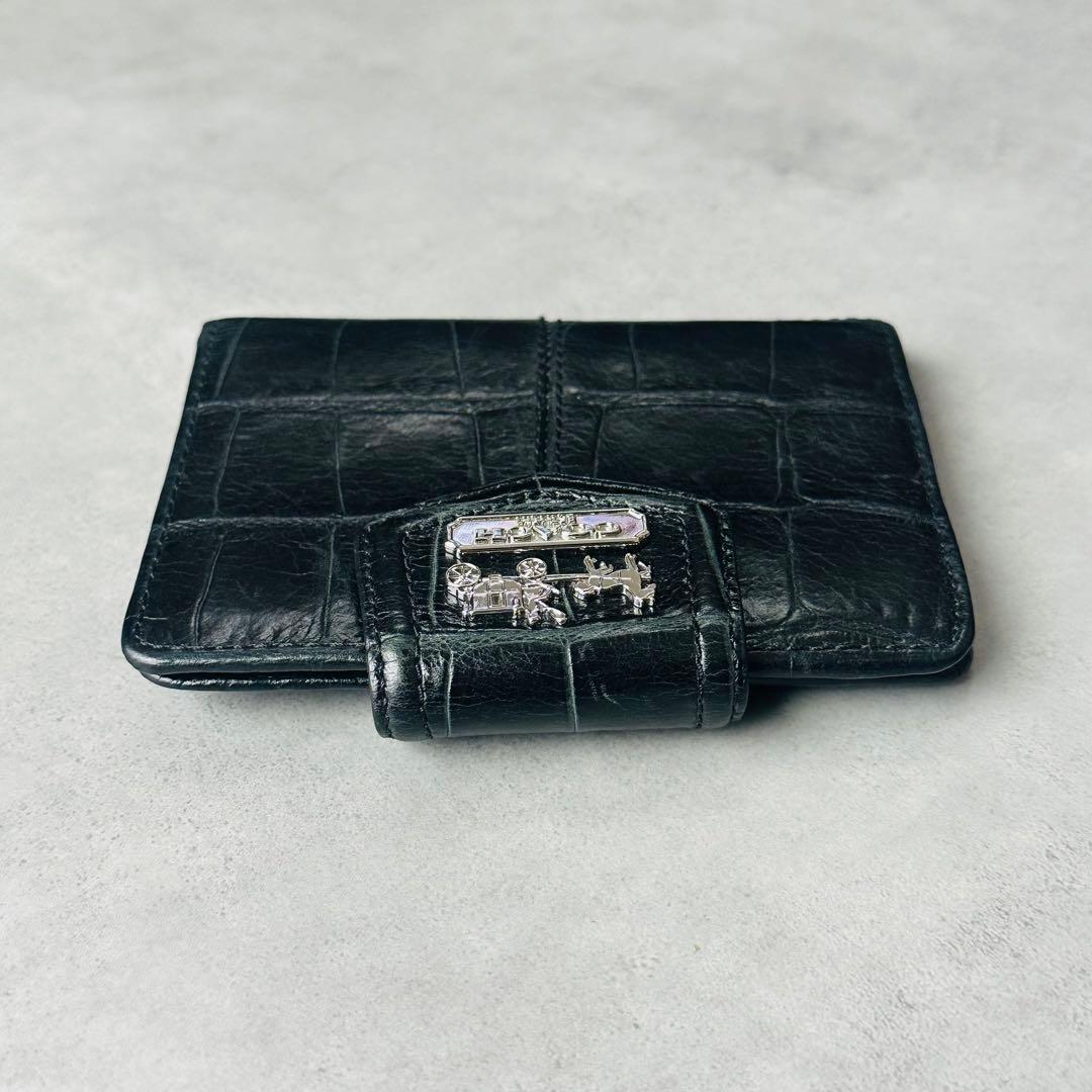 小物 Y2K COACH Madison Bifold wallet BLACK