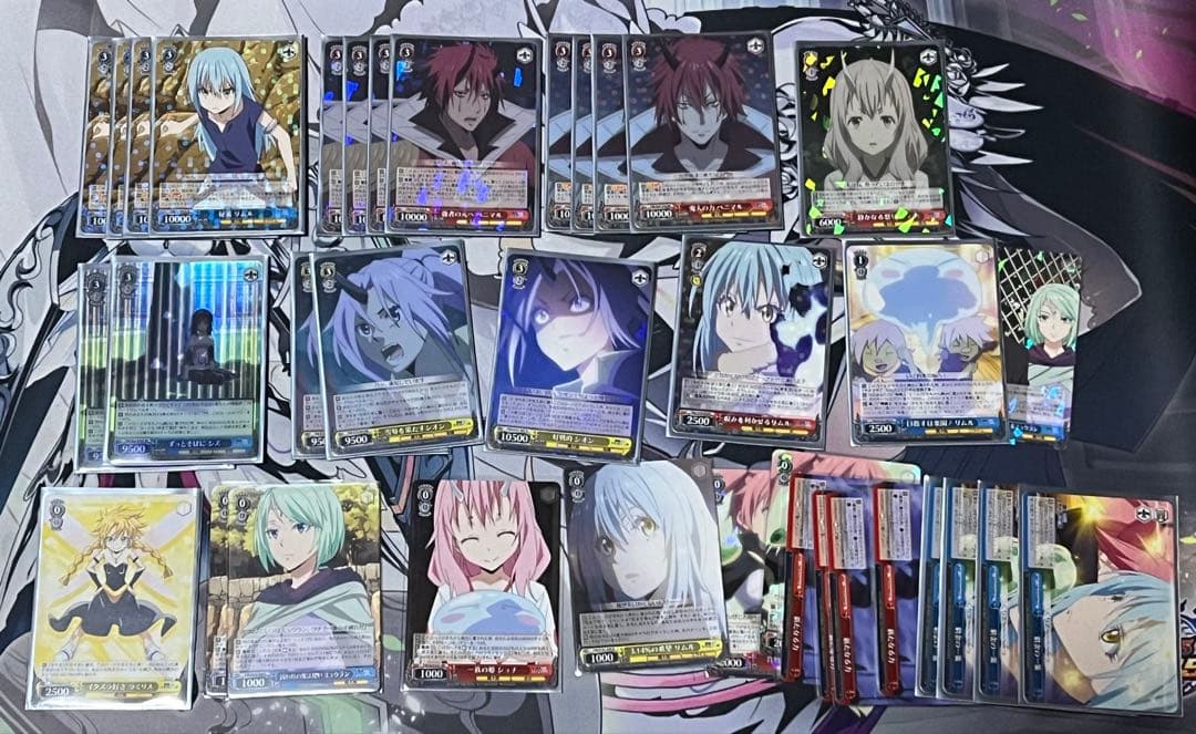 転生したらスライムだった件 ８門デッキ　パーツ+スリーブ付属