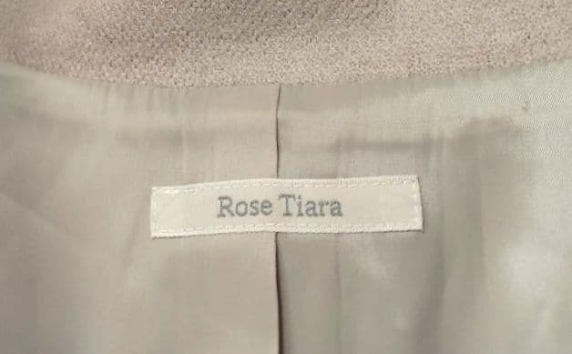美品 大きいサイズ Rose Tiara ローズティアラ ウールジャケット 46