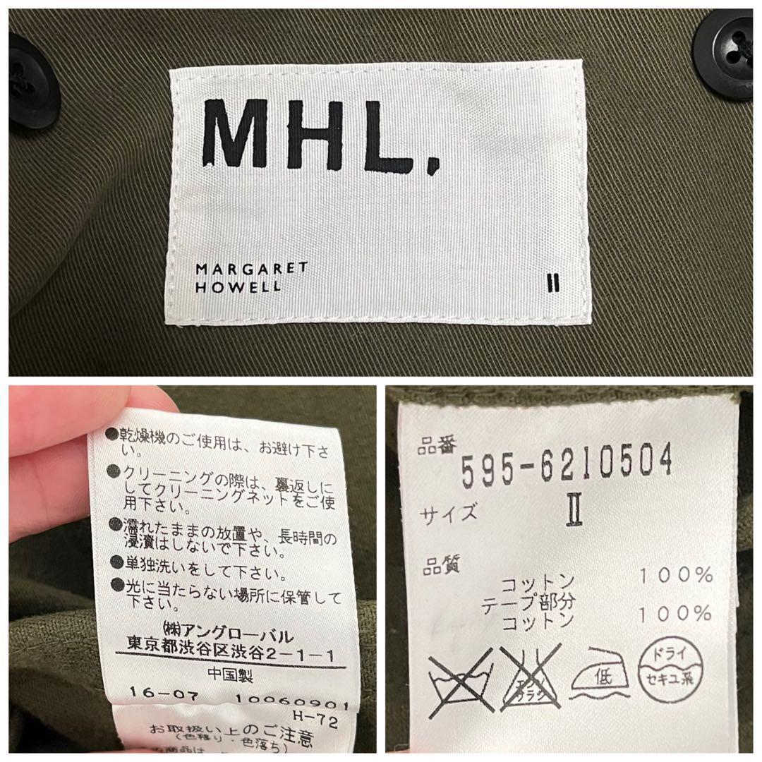 【HML.】2way モッズコート フード　ライナー付き　カーキ　M