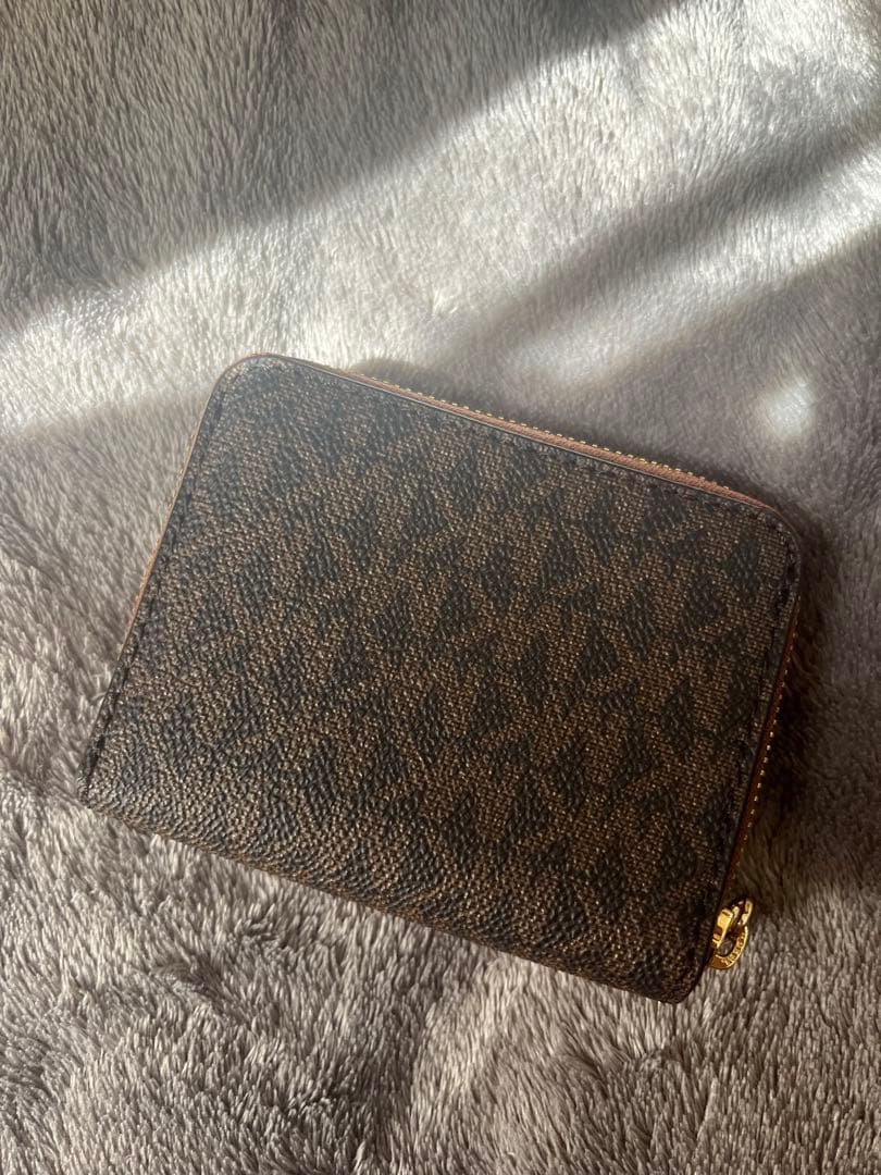 Michael Kors 二つ折り財布 ブラウン 極美品 箱付き レディース