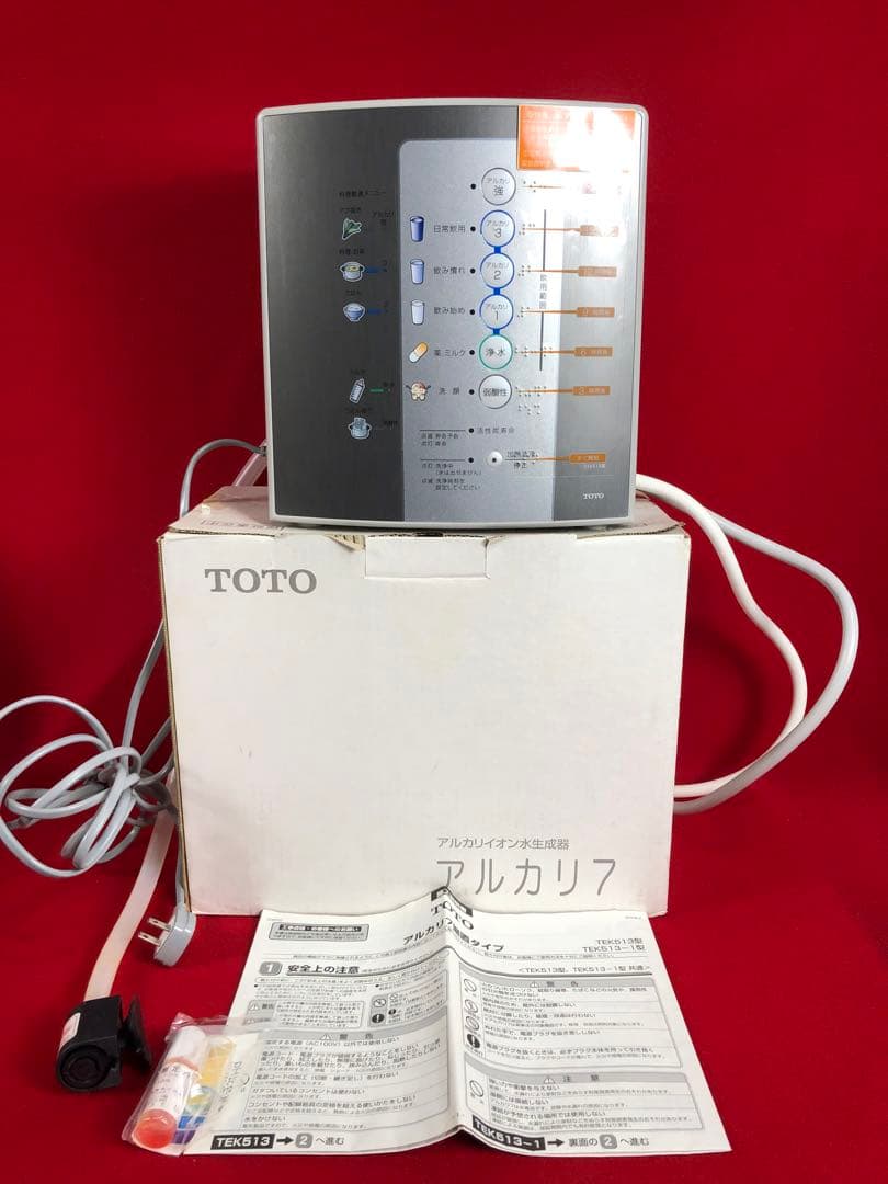通電確認済みTOTOトートアルカリイオン水生成器TEK513型ジャンク品現状品