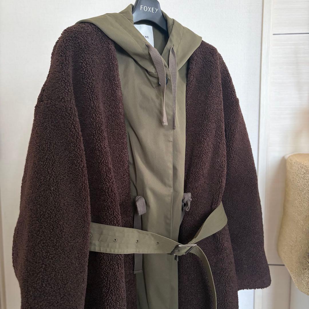 ち*認様 極美品CLANEクラネMILITARY LAYER BOA COATボ