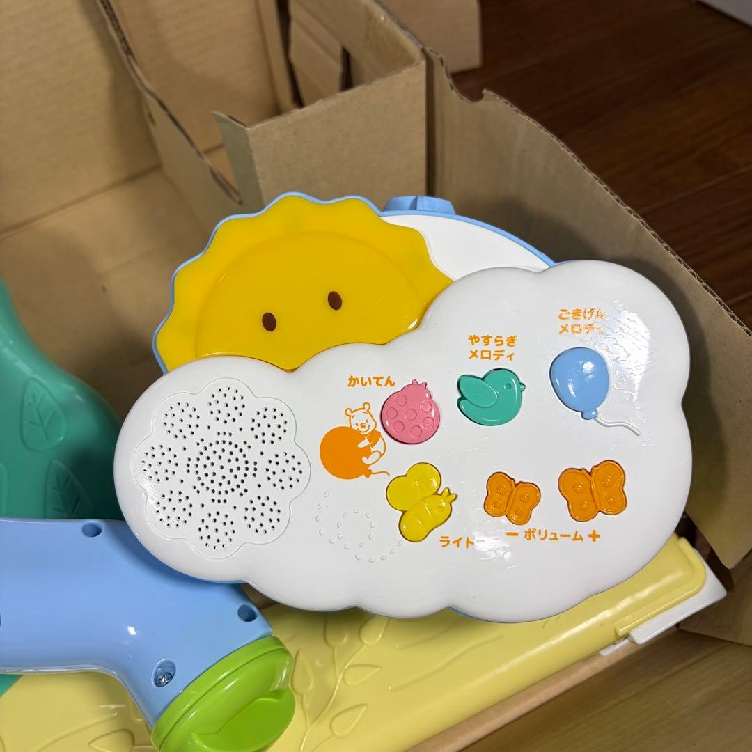プーメリー くまのプーさん えらべる回転 6WAYジムに へんしんメリー 新品