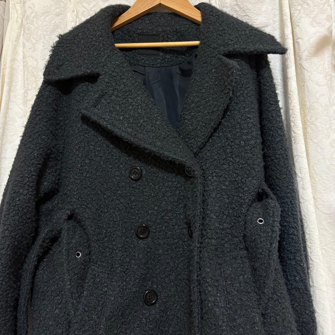 Ezickダークグレー ロングコート
