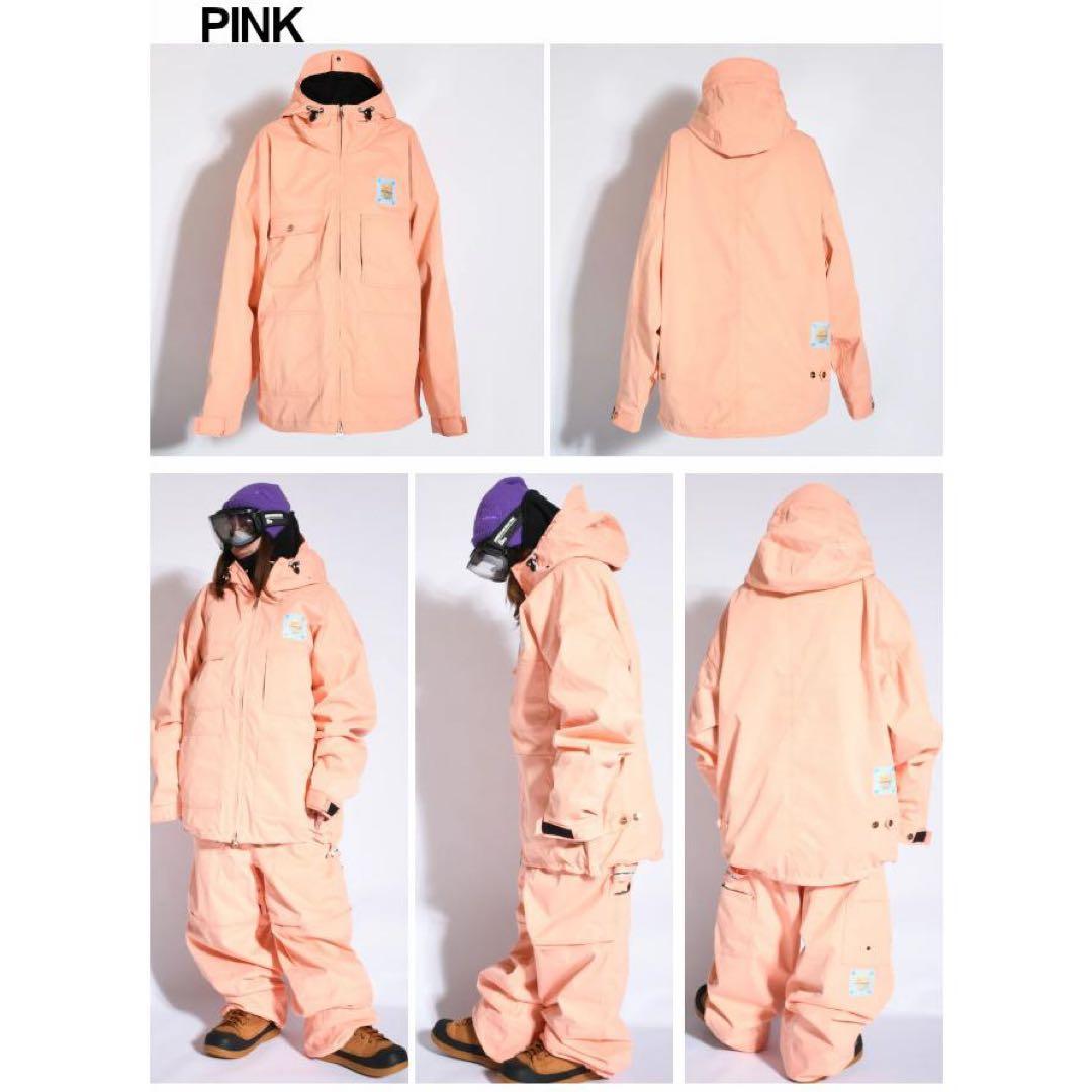 【新品】マウンテンロックスター ジャケット＆パンツ PinkMサイズ PLANB